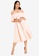ZALORA OCCASION pink Bridesmaid Off Shoulder Dress ABEFFAA173D2C6GS_1