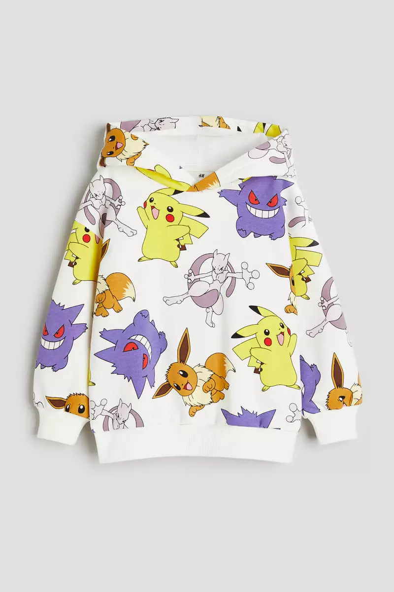 Buy H&M Pokemon Printed hoodie 2026 Online | ZALORA