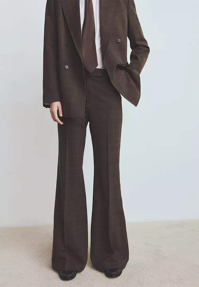 Check Suit Trousers