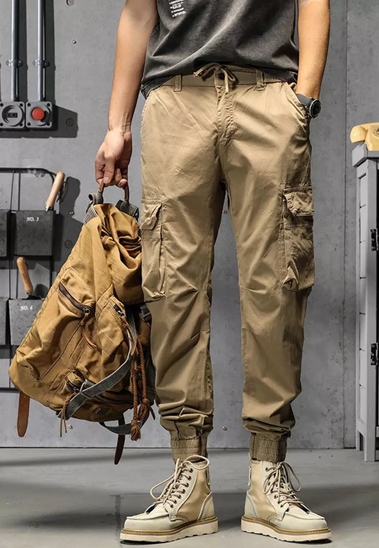 Sports Style Pockets Cargo Pants GJL659
