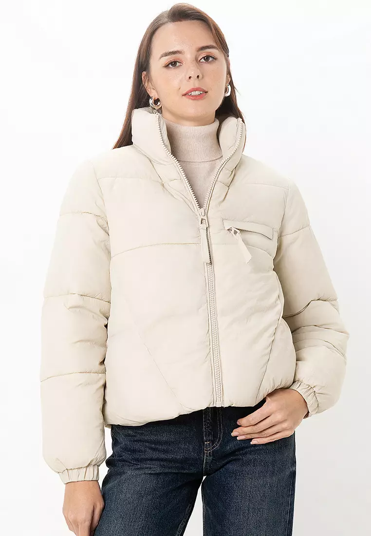 Padded Jacket Puffer Jacket With Chest Pockets Buy JACQUELINE DE