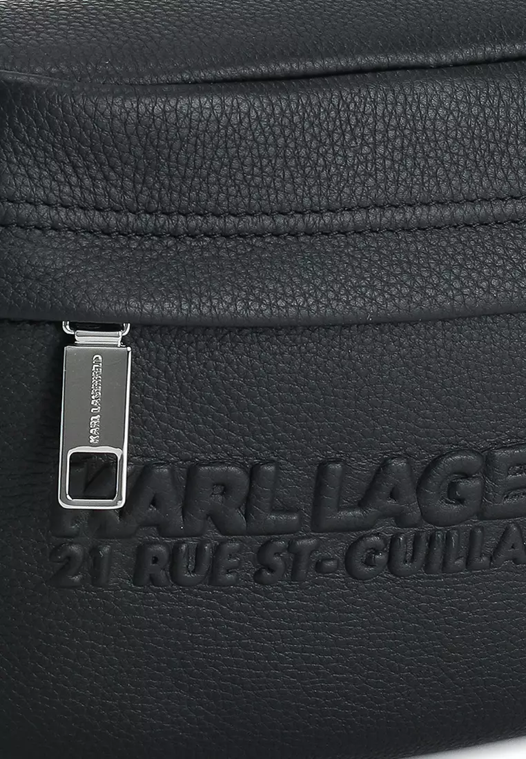 K/Rue St-Guillaume 皮革腰包