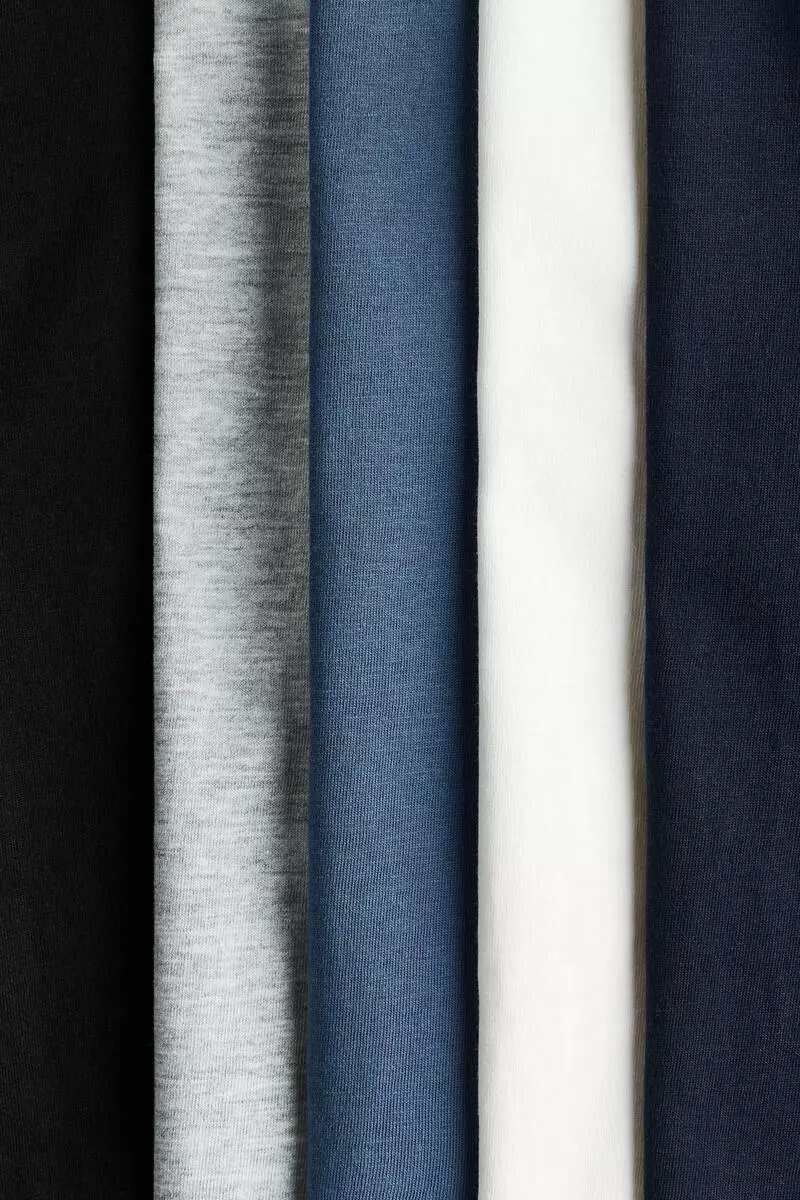 5-pack cotton T-shirts