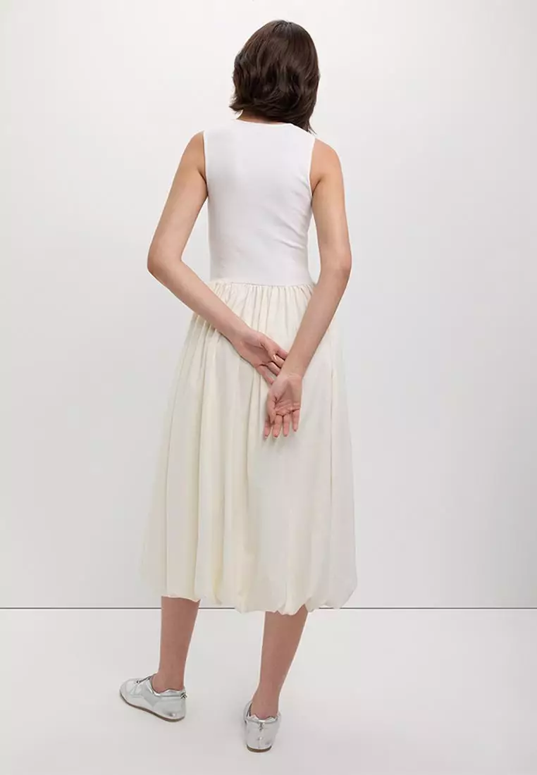 Balloon Skirt Dress