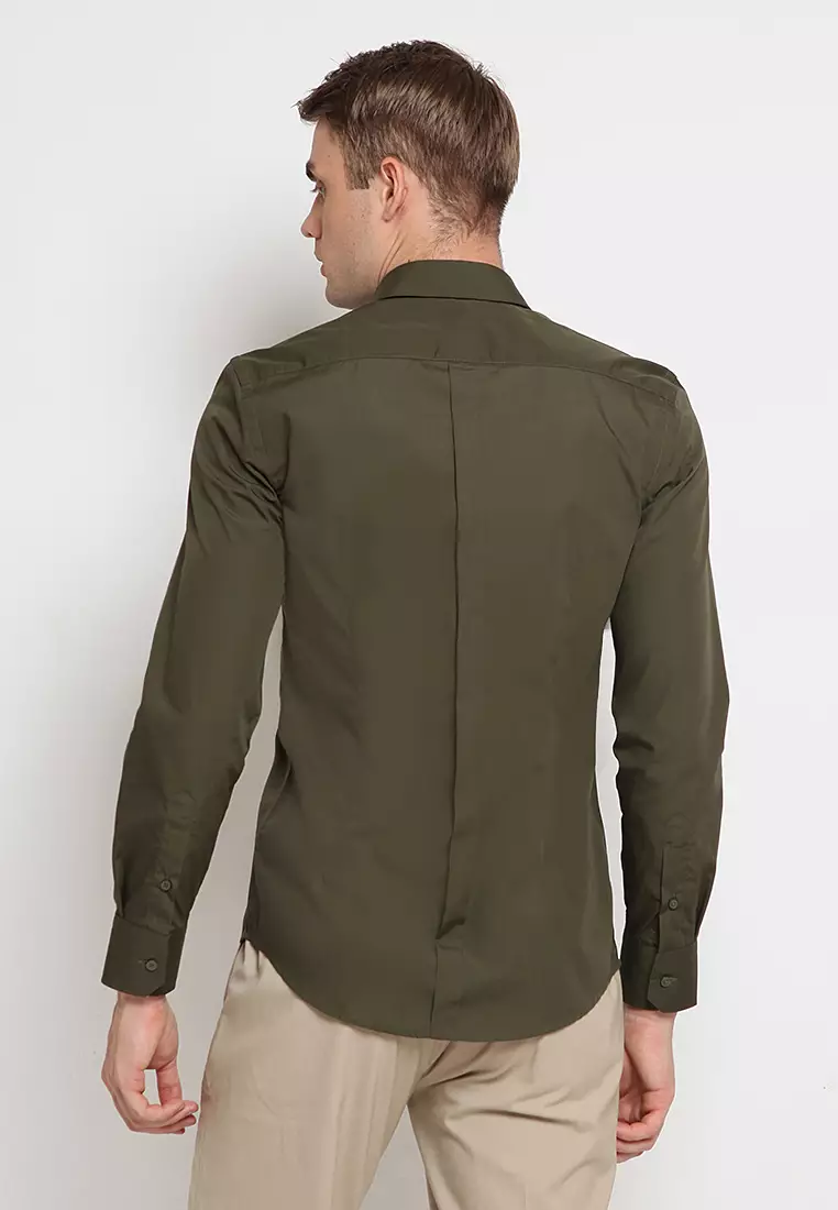 Pointed Pocket Long Sleeve Shirt