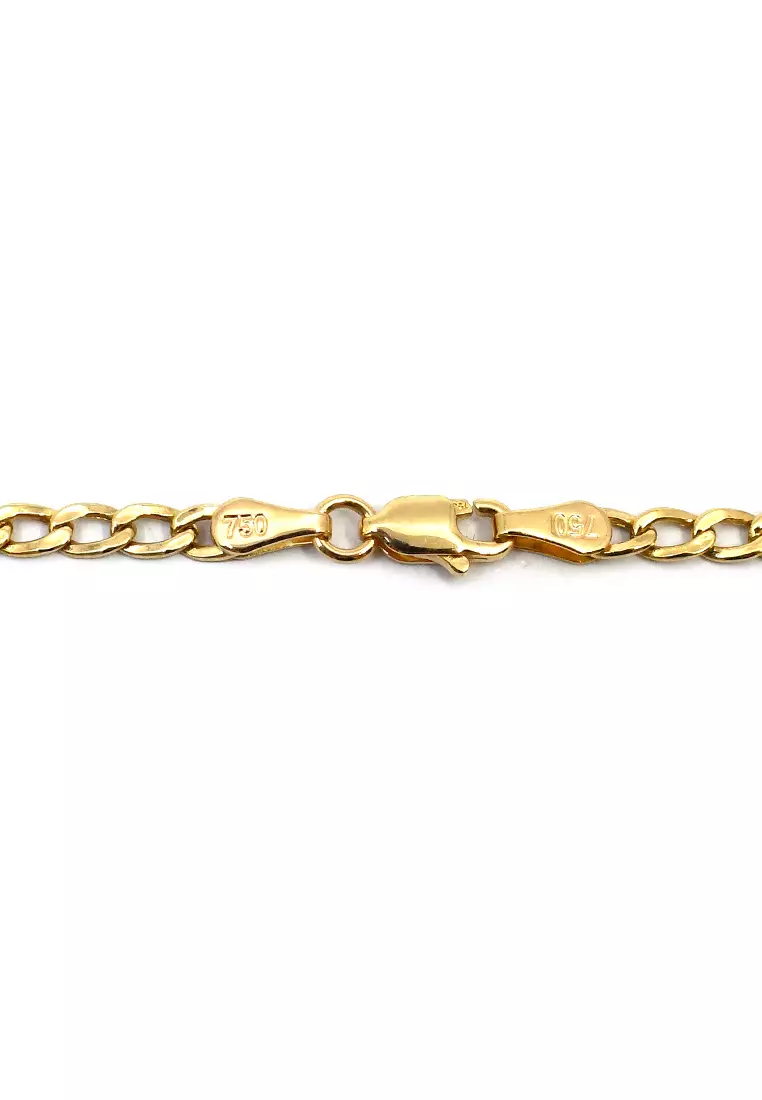 18K Italian Made Yellow Gold Necklace