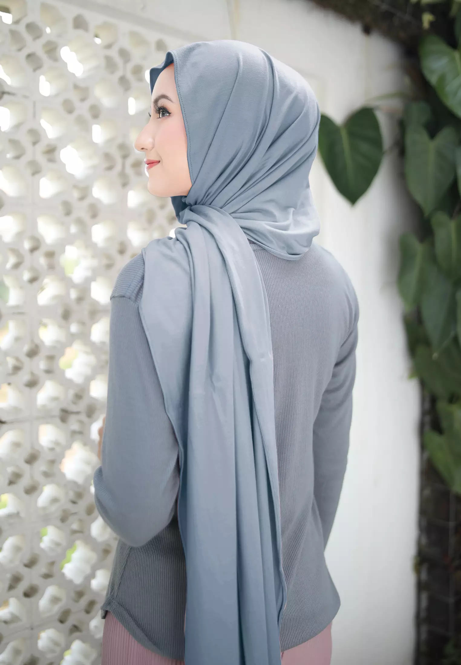 Cotton Bee - Nayma Turkey Shawl | Pashmina Rayon Premium - Sky Blue