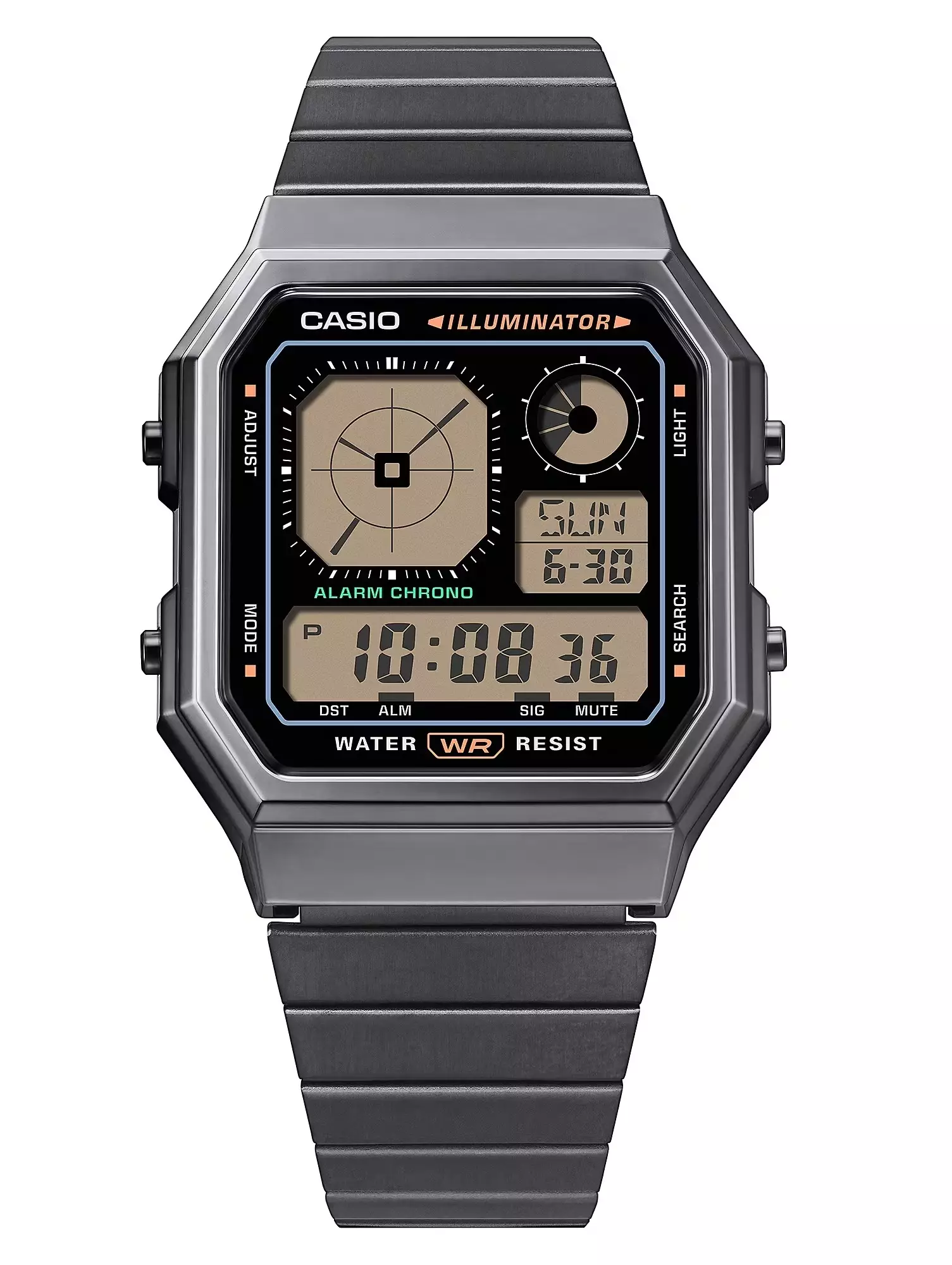 CASIO Unisex A130WEGG-1A Digital Resin Black