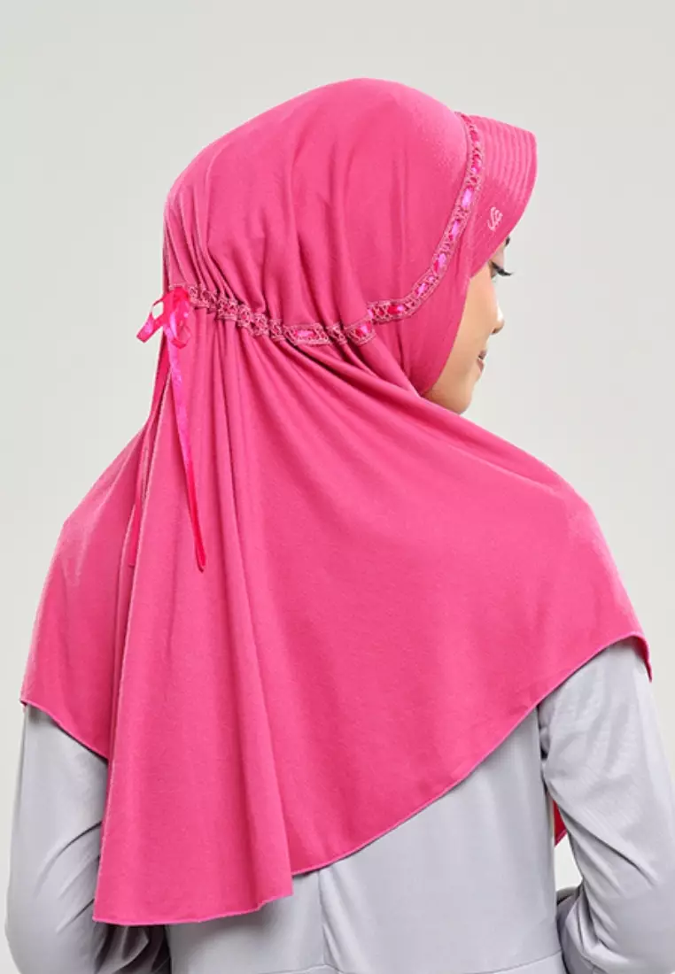 RABBANI - Kerudung Sekolah Instan Hemy KAA - Fushia Rose