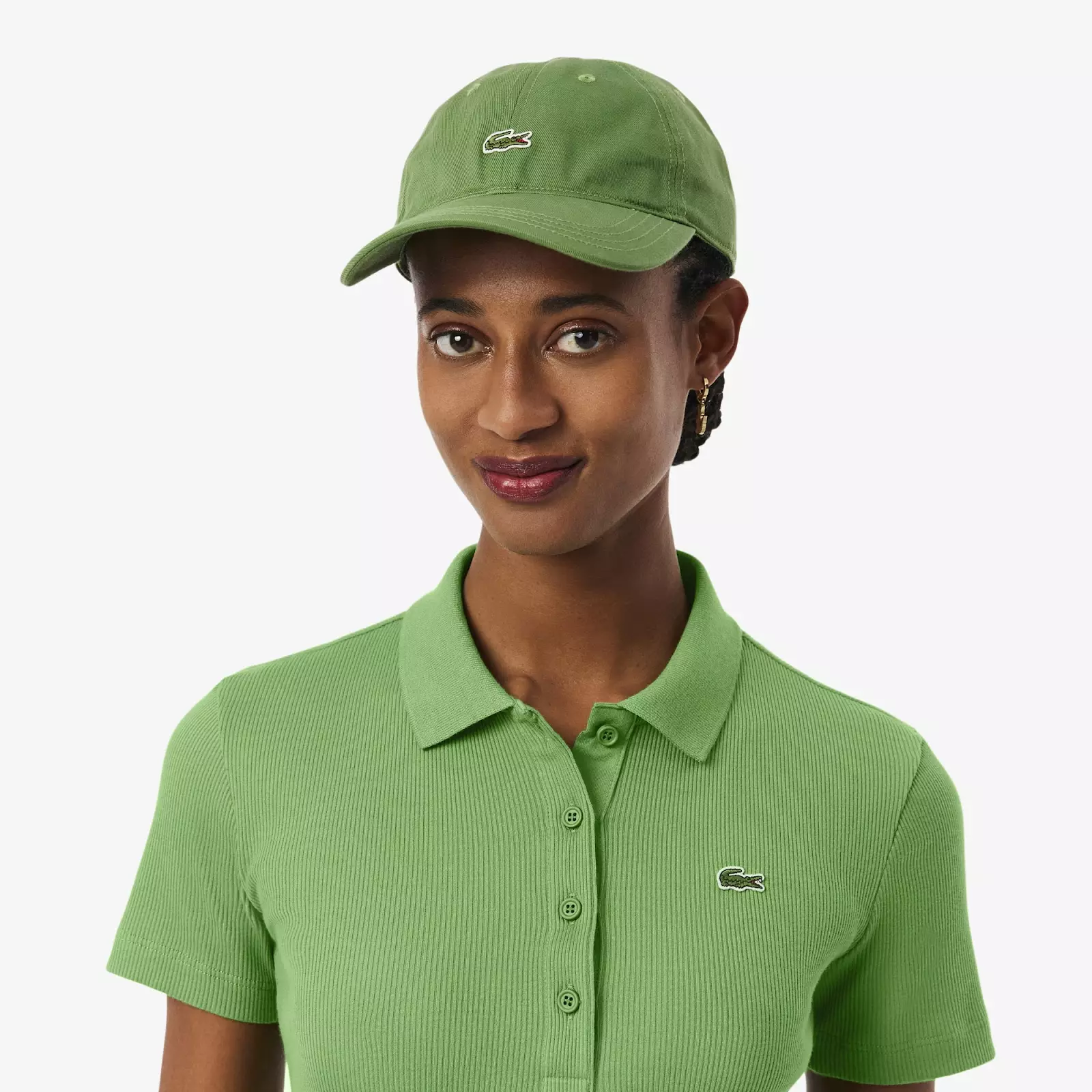 L.12.D Slim Fit Ribbed Cotton Polo Shirt