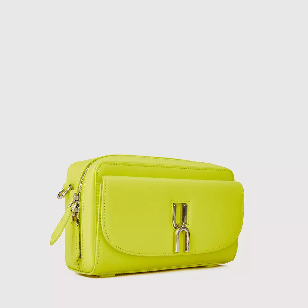 CEDORE SMALL CROSSBODY BAG IN CYBER LIME