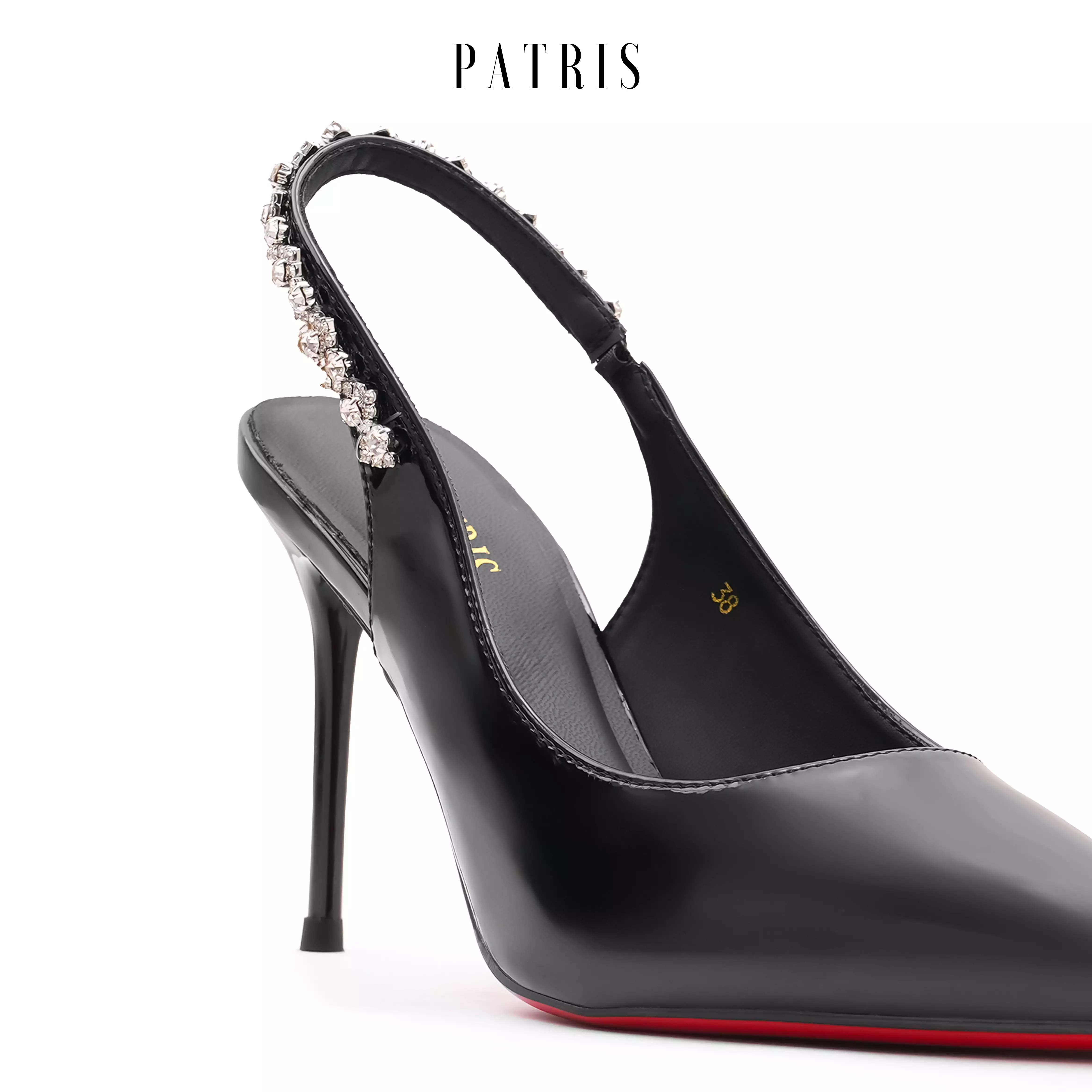 PATRIS Zagy Privee Mules Wanita Heels / Hak 9 Cm