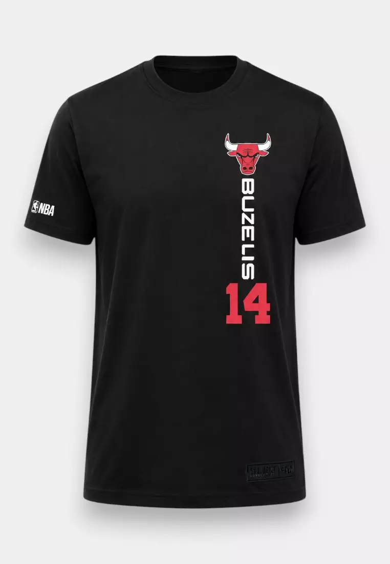 #14 Matas Buzelis Chicago Bulls Crew Neck T-Shirt for Men Speed Up Collection [6Q3]