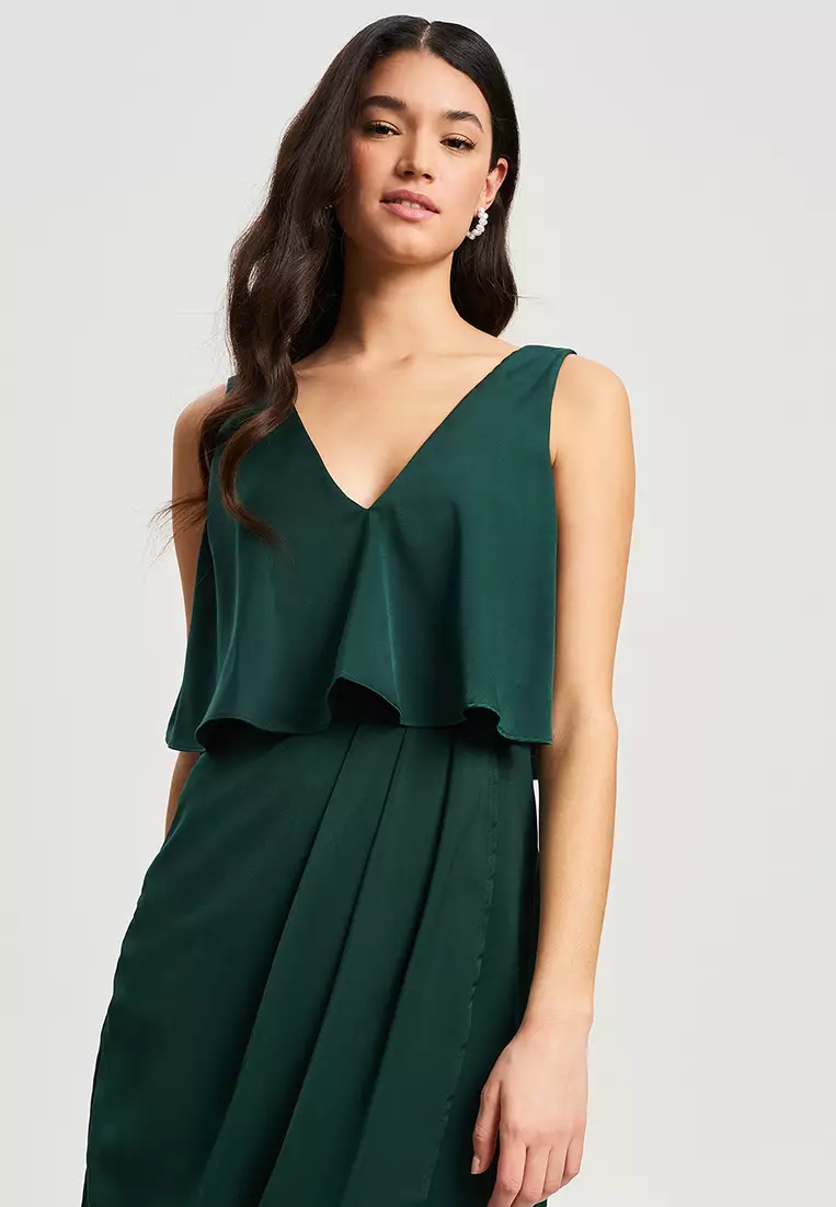 Coast imana midi store dress green