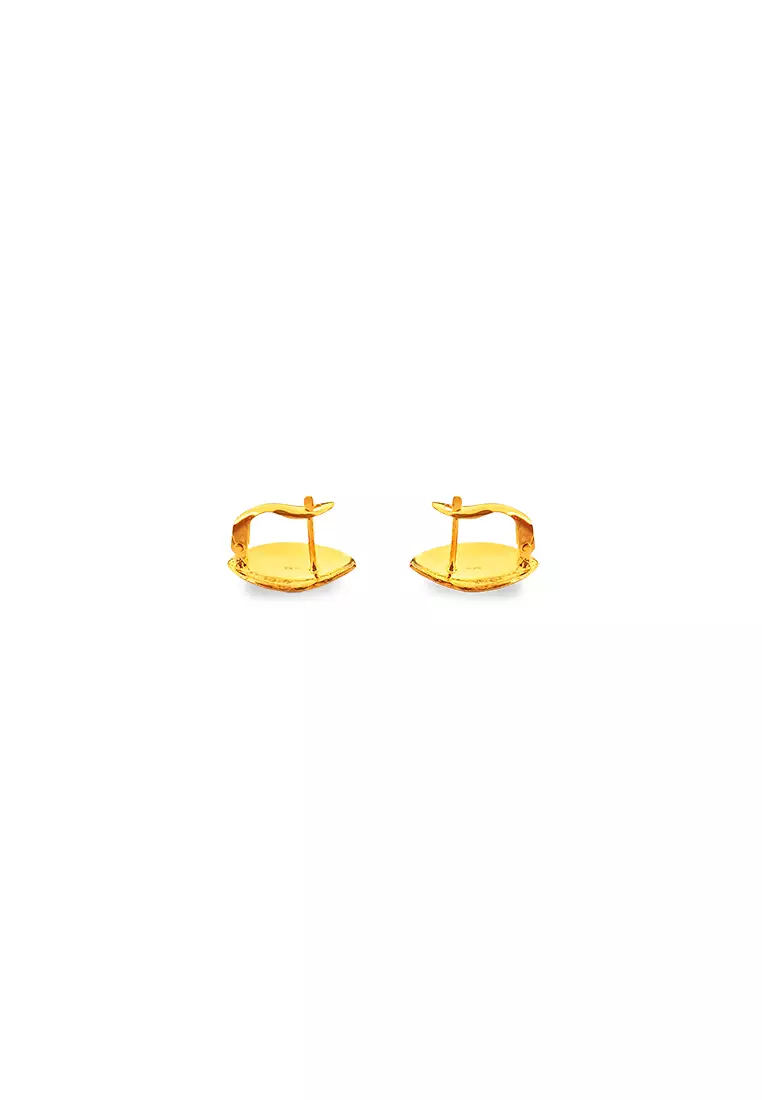 375/9K Gold Clip Earrings S205