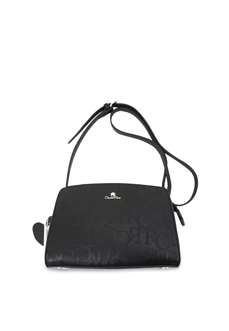 Black My Cool Bag Monogrammed Cross Body