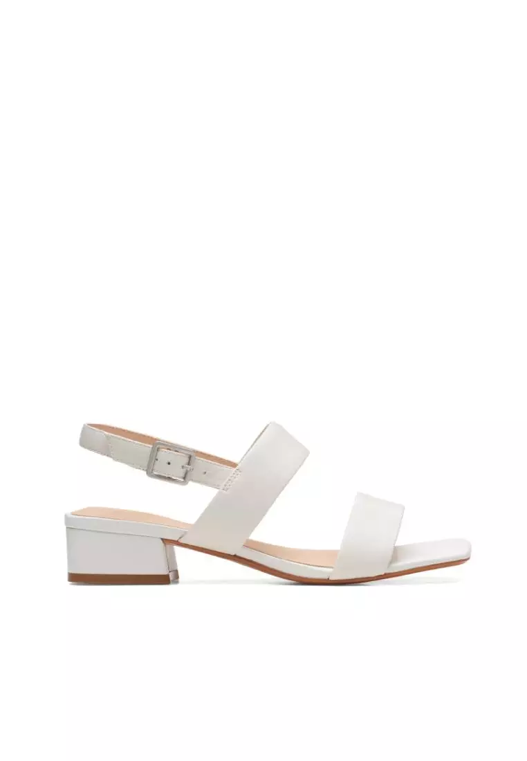 White leather deals sandals womens