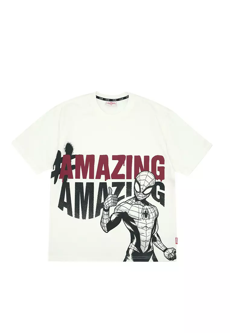 Buy Marvel Mens Licensed Oversized Graphic T-Shirt 
