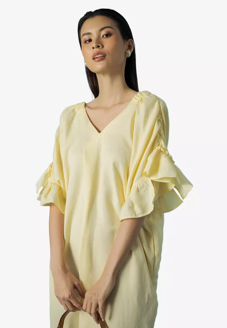 Becoming Color Me Midi Linen Dress