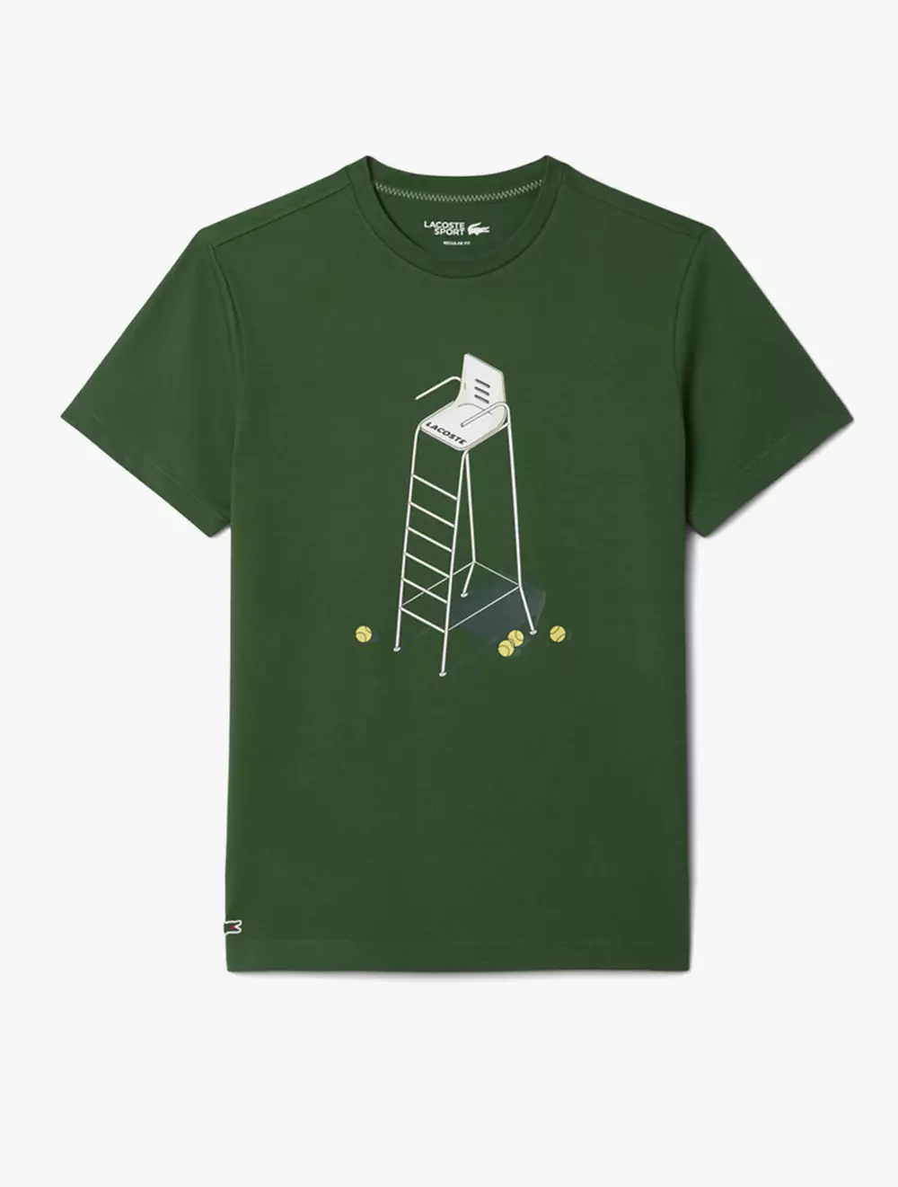 Tennis Heritage Print T-Shirt - Green