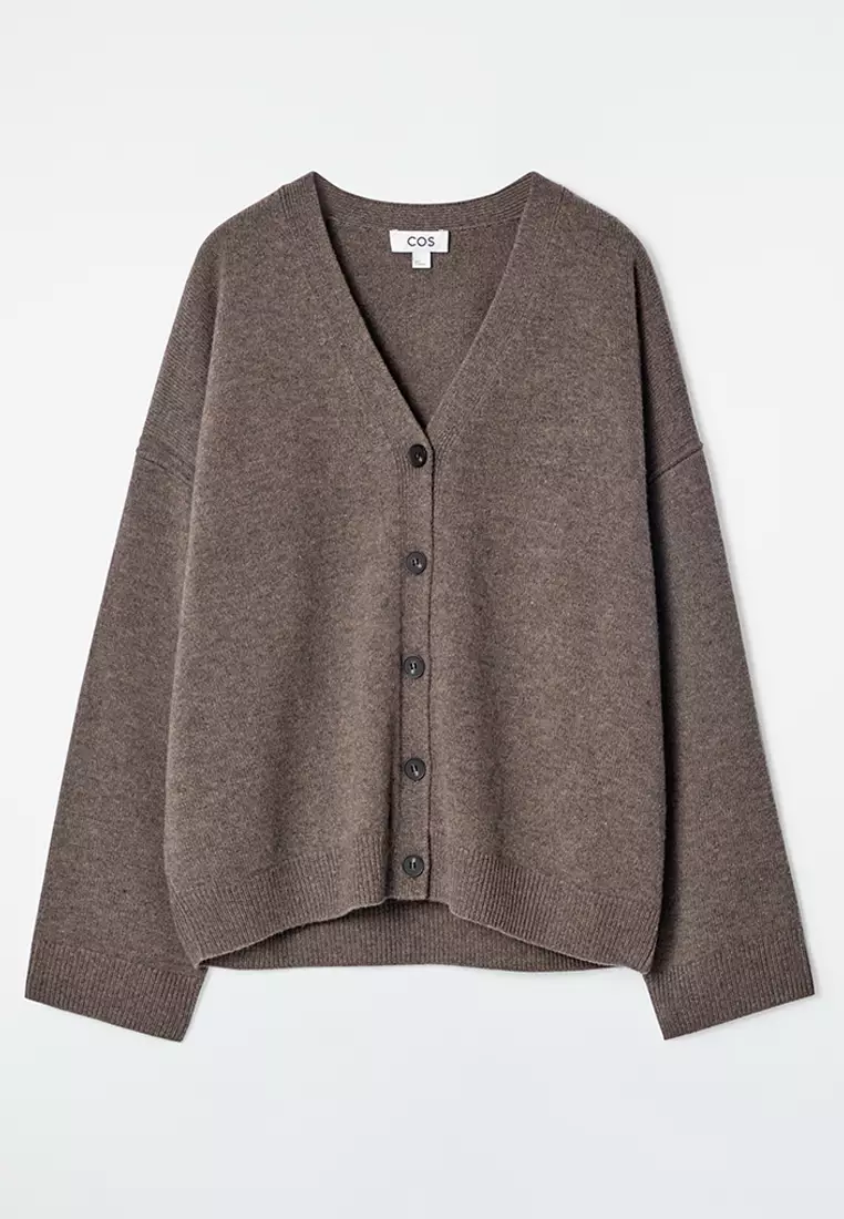 Merino Wool V-Neck Cardigan