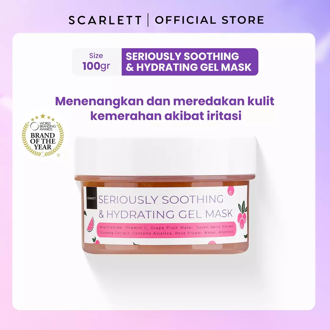 Scarlett Whitening Seriously Soothing & Hydrating Gel Mask