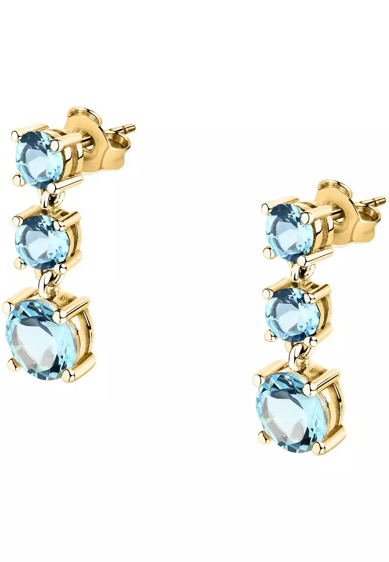 MORELLATO TESORI Blue and Gold Earrings SAIW301