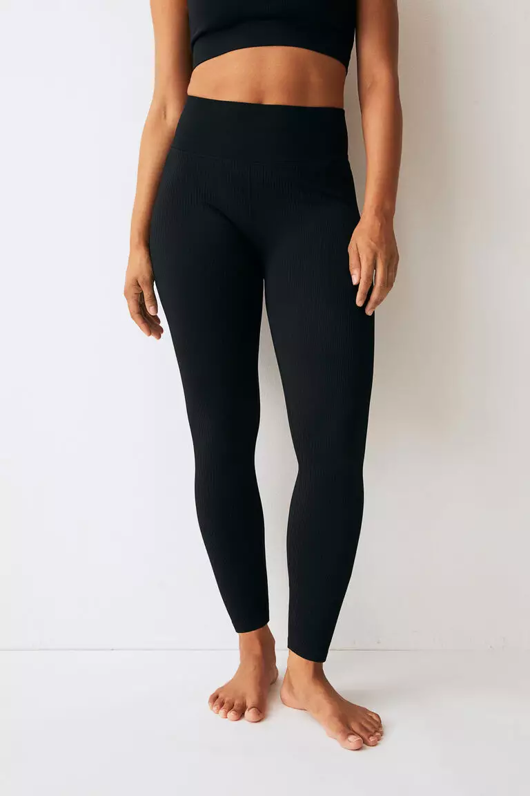 Jual H&M DryMoveâ„¢ Seamless Sports leggings Original 2025