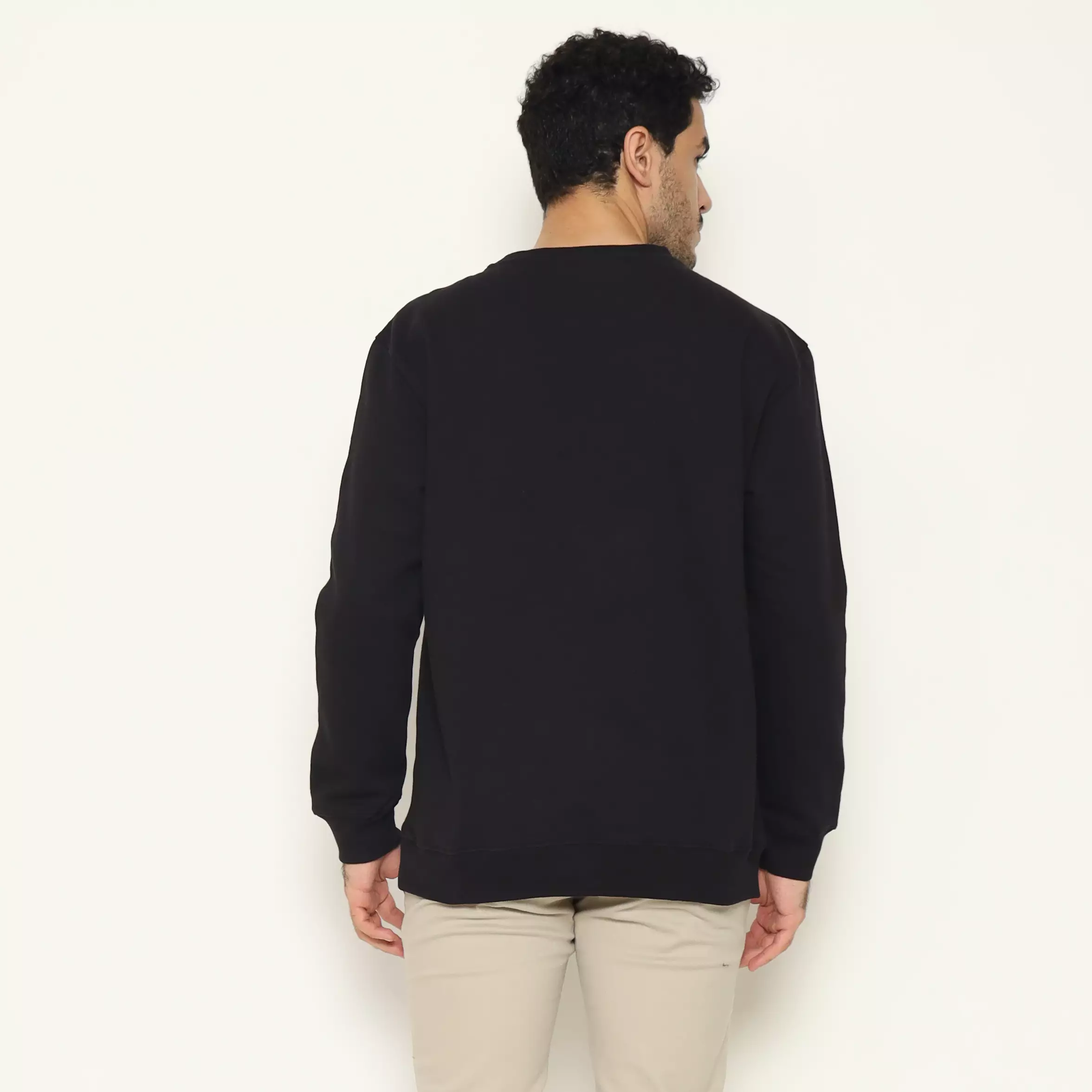 AMK Sweater Crewneck Panjang SW Kendrick L/S Black
