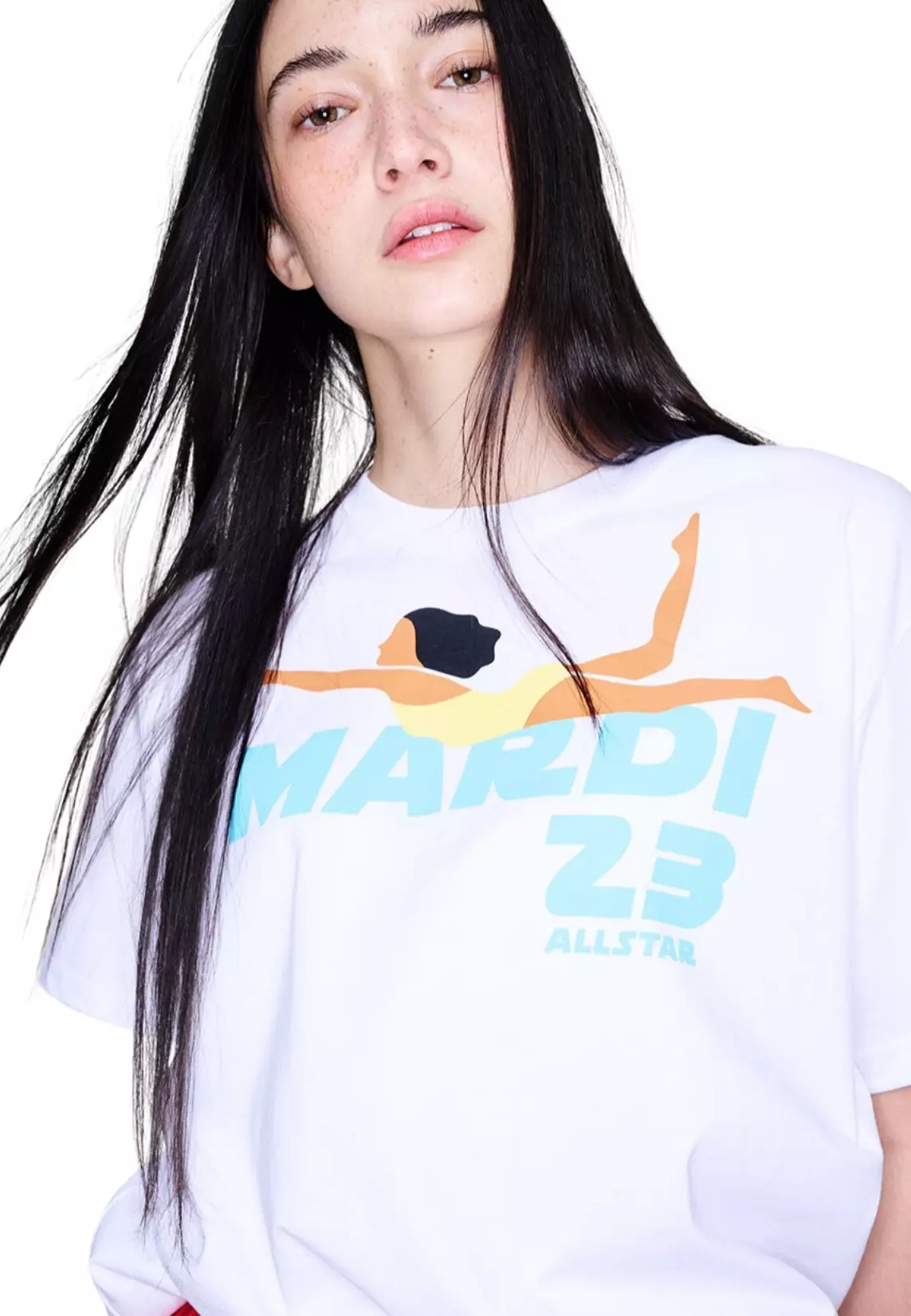 Tshirt Swimmer - White