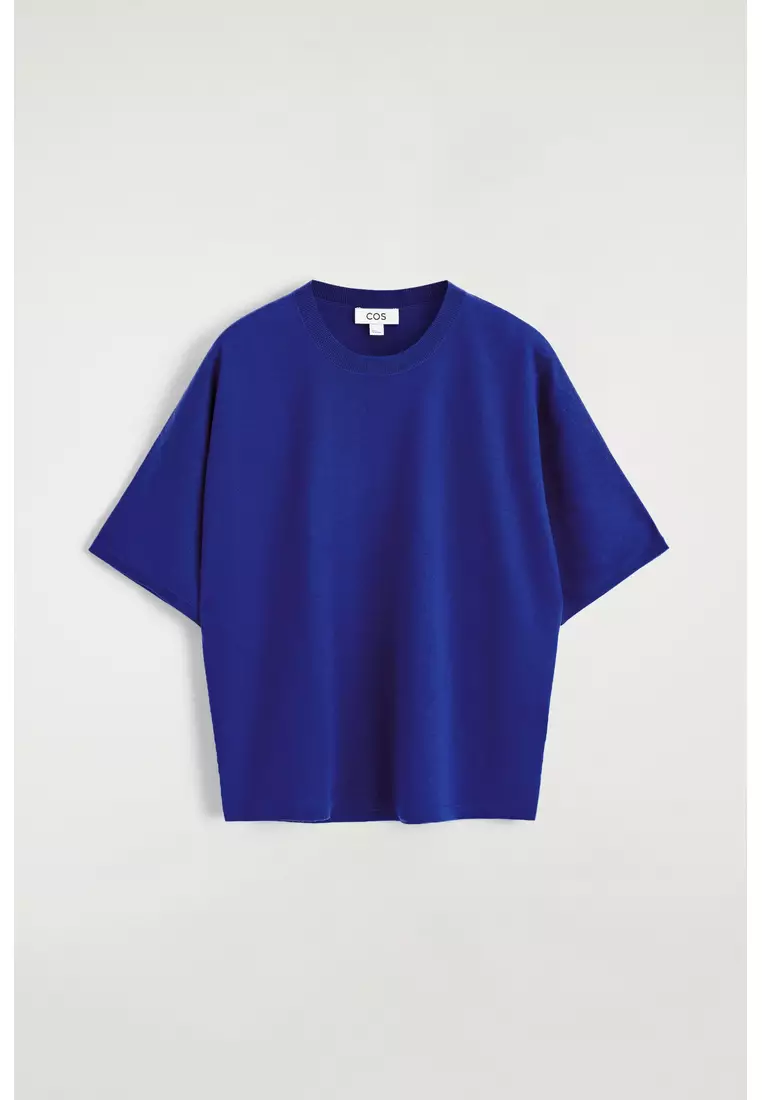 KNITTED MERINO WOOL T-SHIRT