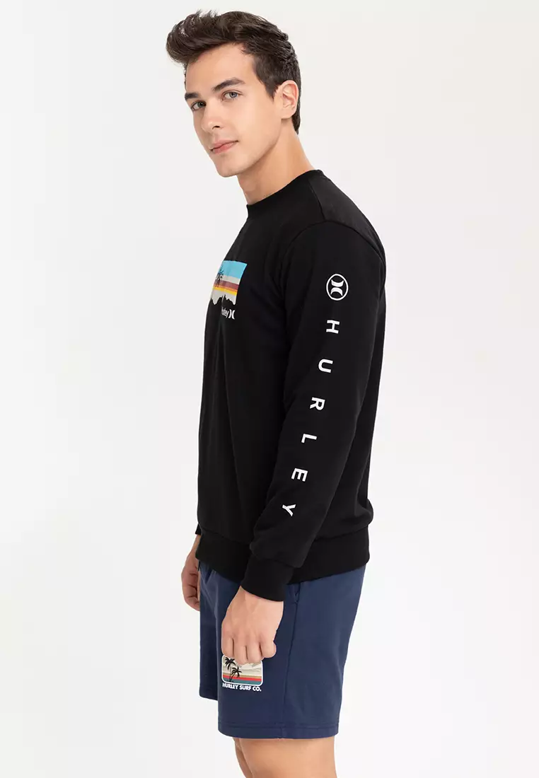 Buy Hurley Men s Black Hurley Sweatshirt 2024 Online ZALORA