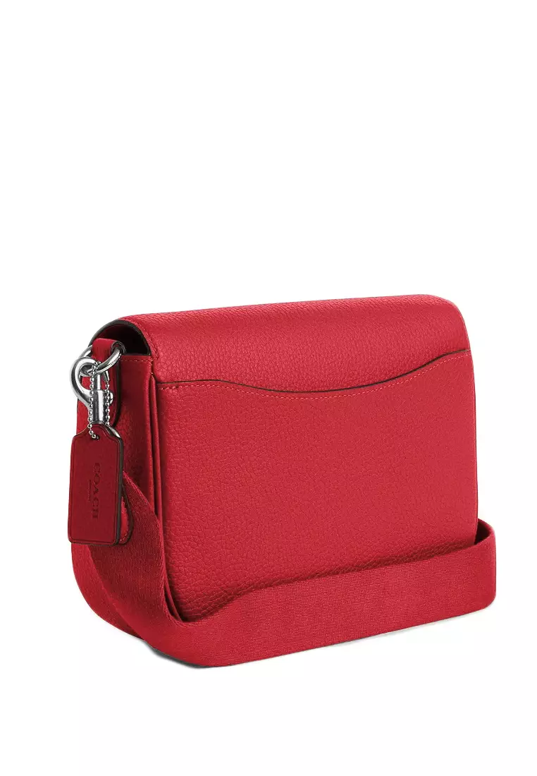 Coach Amelia Saddle Bag - Red 2026 | Buy Coach Online | ZALORA 