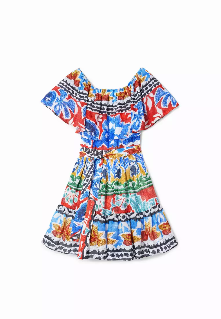 Stella Jean ethnic short dress 