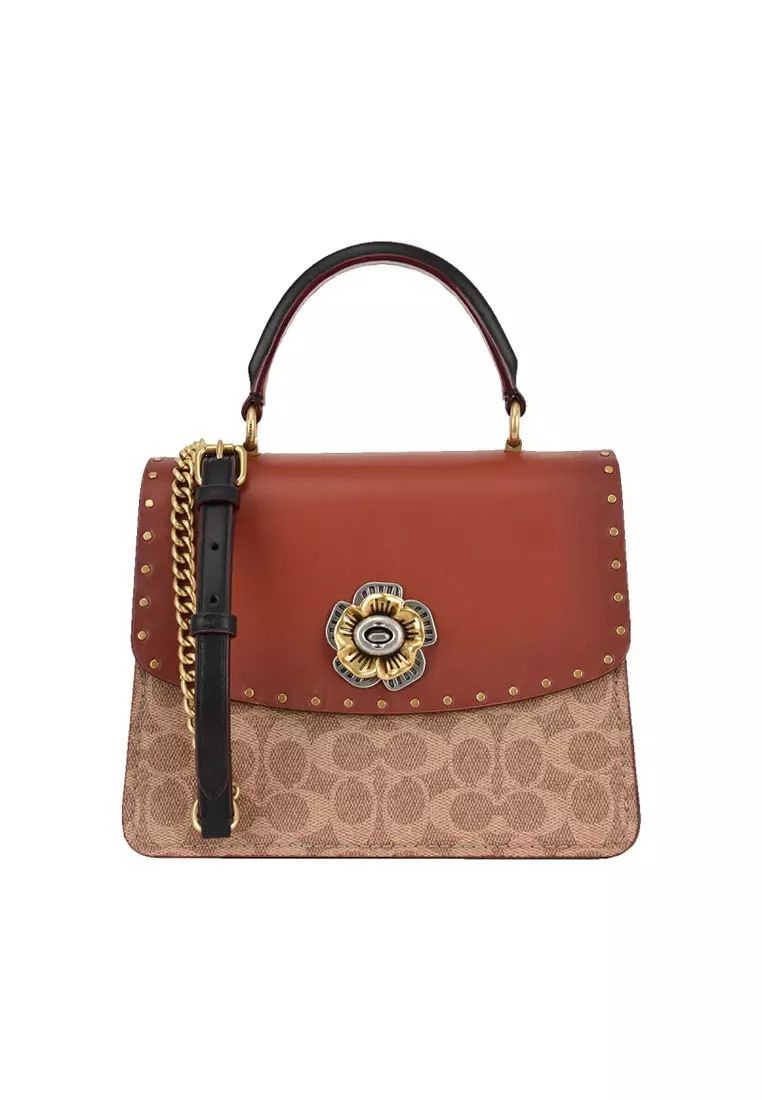 Coach Coach PARKER series refined calf leather small size women s