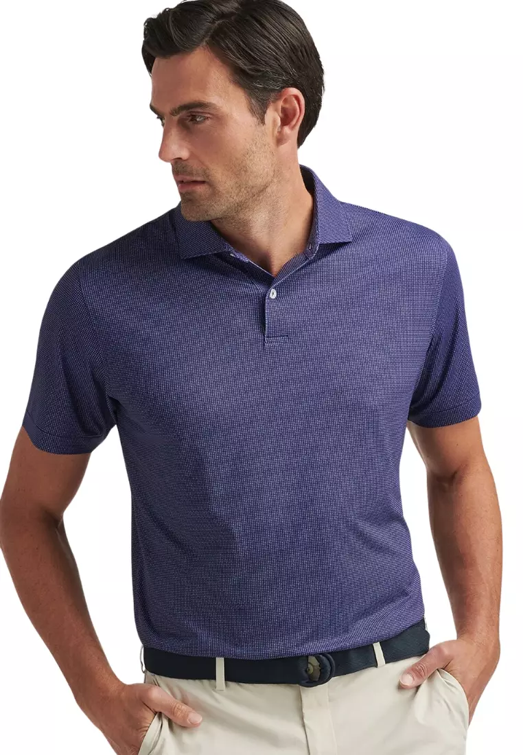 Peter Millar Men's Grovewood Performance Jersey Polo