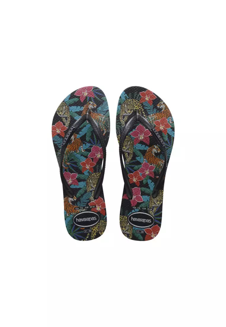 Havaianas slim tropical clearance ivory