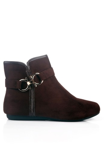 Clarette Boots Guadalupe Brown Coffee
