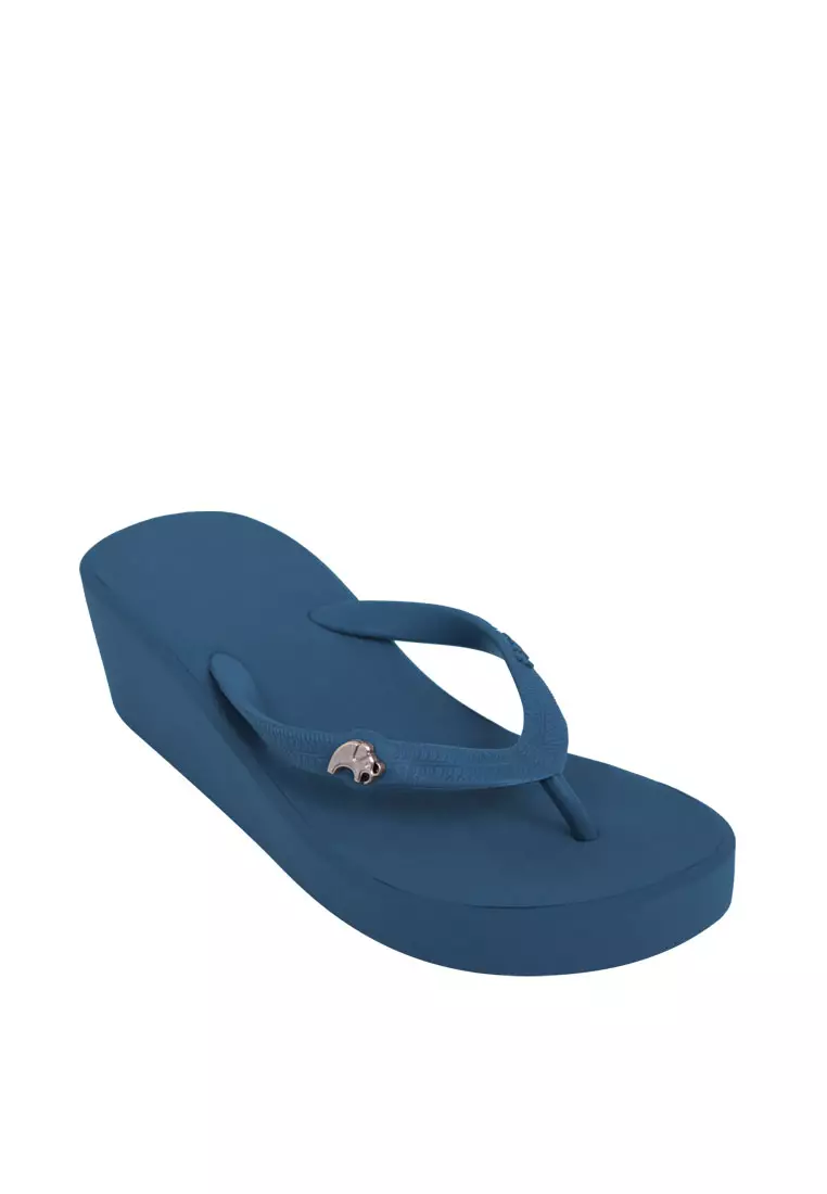 Jual Fipper Slipper Fipper Wedges S Blue Snorkel Original 2024