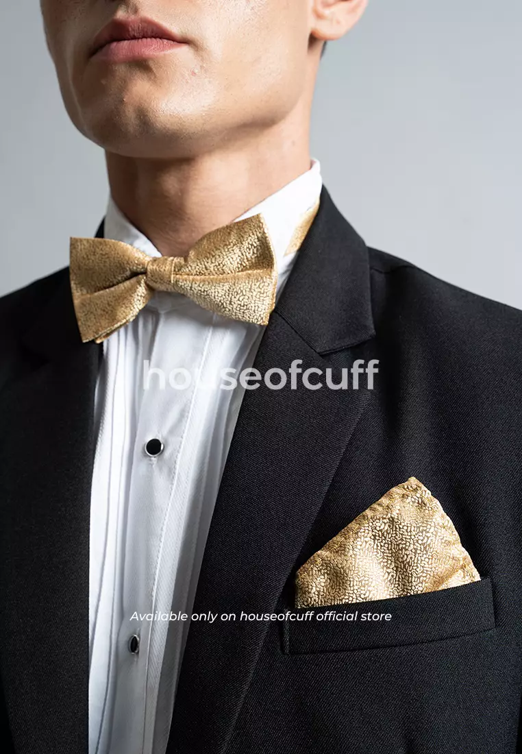 Suspender Gesper Belt Wedding Best Man Cummerbund Gold Motif