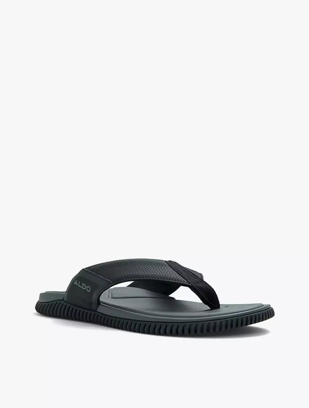 Aldo Riptide Flat Sandals - Black