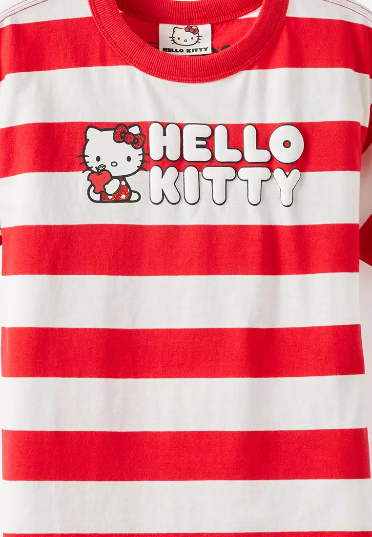 License Drop Shoulder Short Sleeves Tee