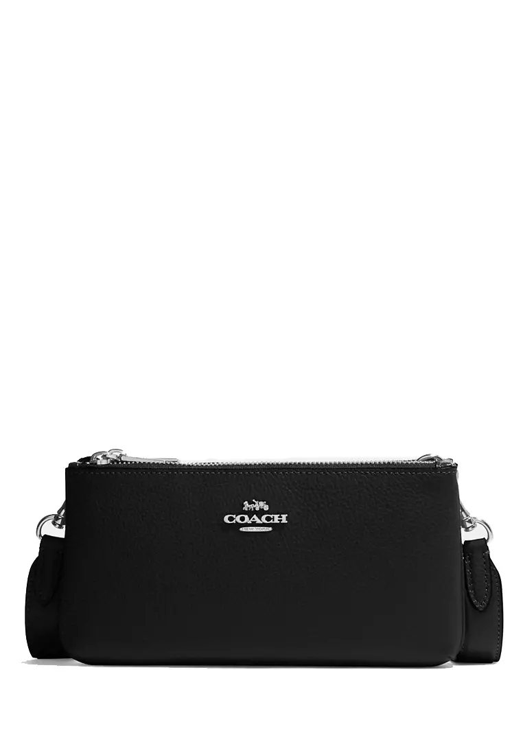 Double clearance zip crossbody