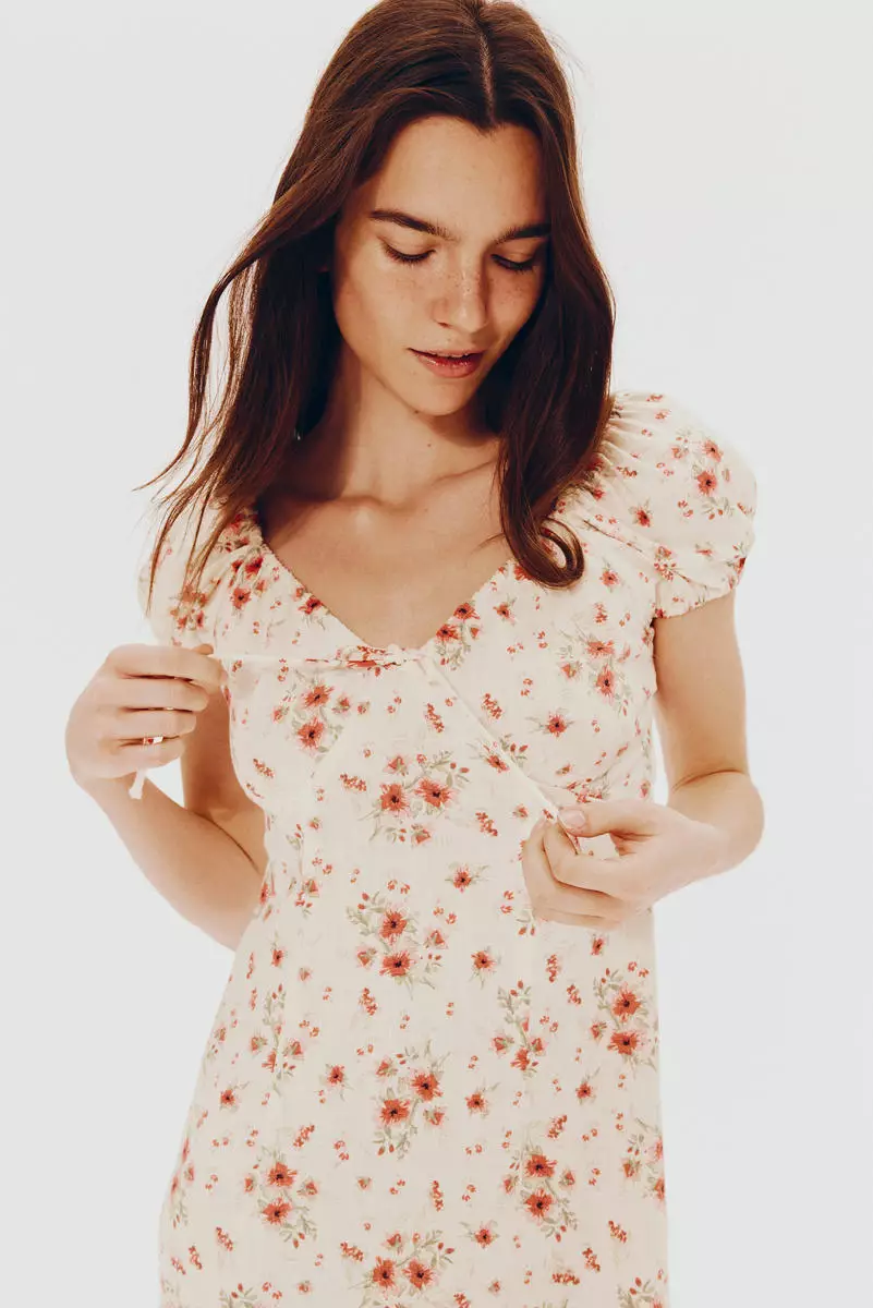 Tie-detail maxi dress