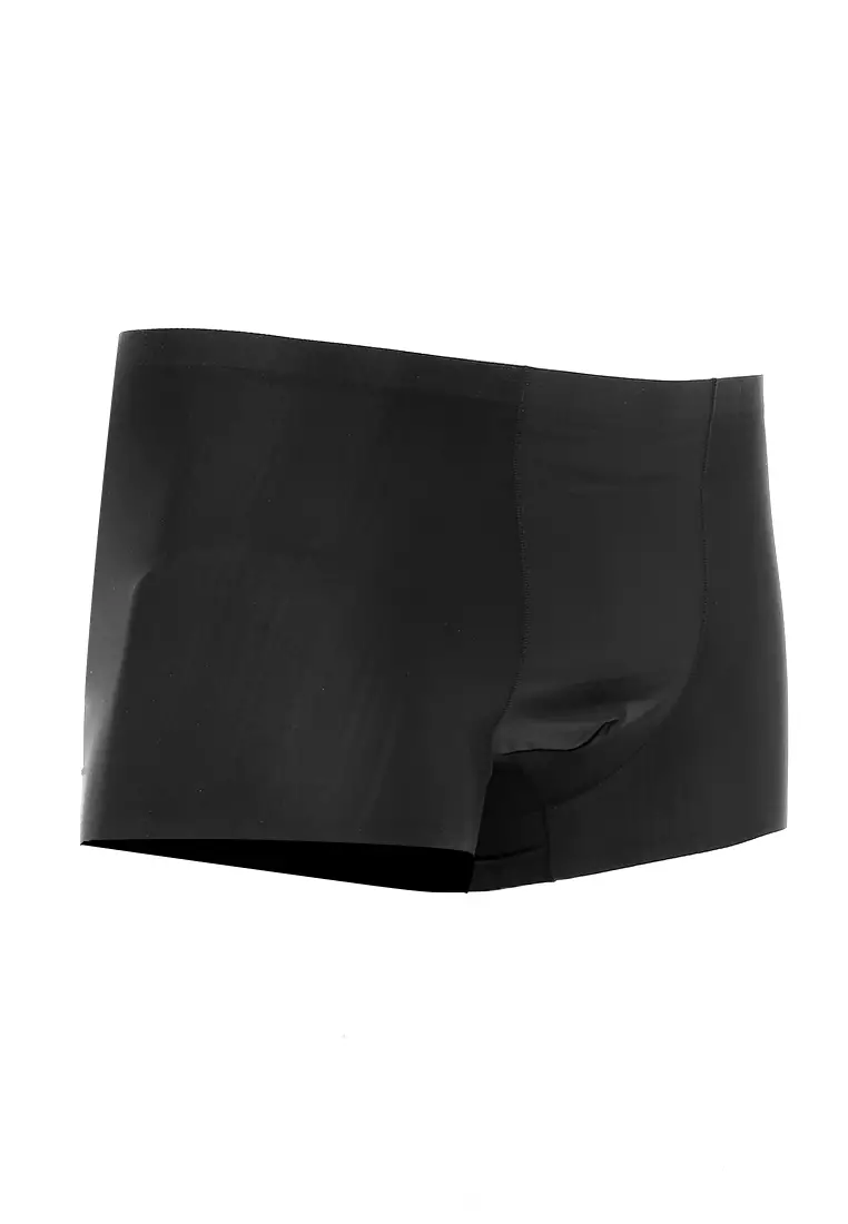 Jaymes Celana Dalam Boxer Pria Ice Silk Male Panties Material Nylon + Spandex ORIGINAL - Black