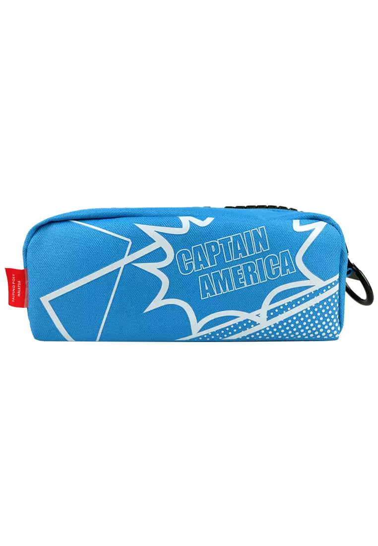 Buy Marvel Marvel by Poly Pac Kawaii VKA1745 BIG Zipper Pencil Pouch- Captain  America Online