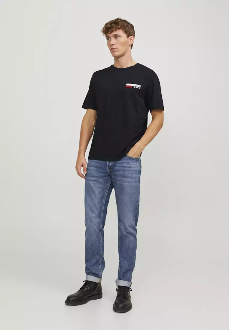 Short Sleeve Crew Neck Logo Tee