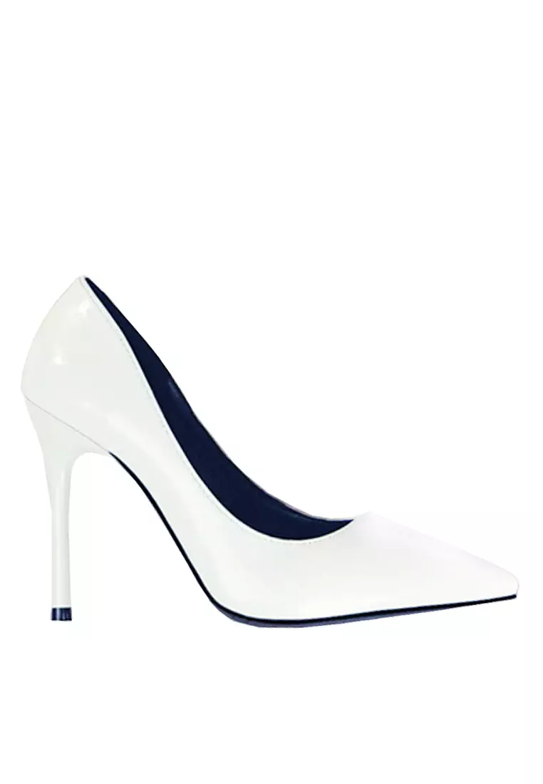 White pump shoes outlet