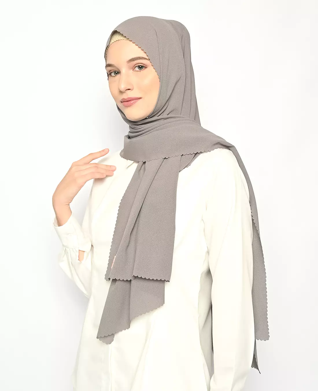 Pasmina Diamond Lasercut Grey