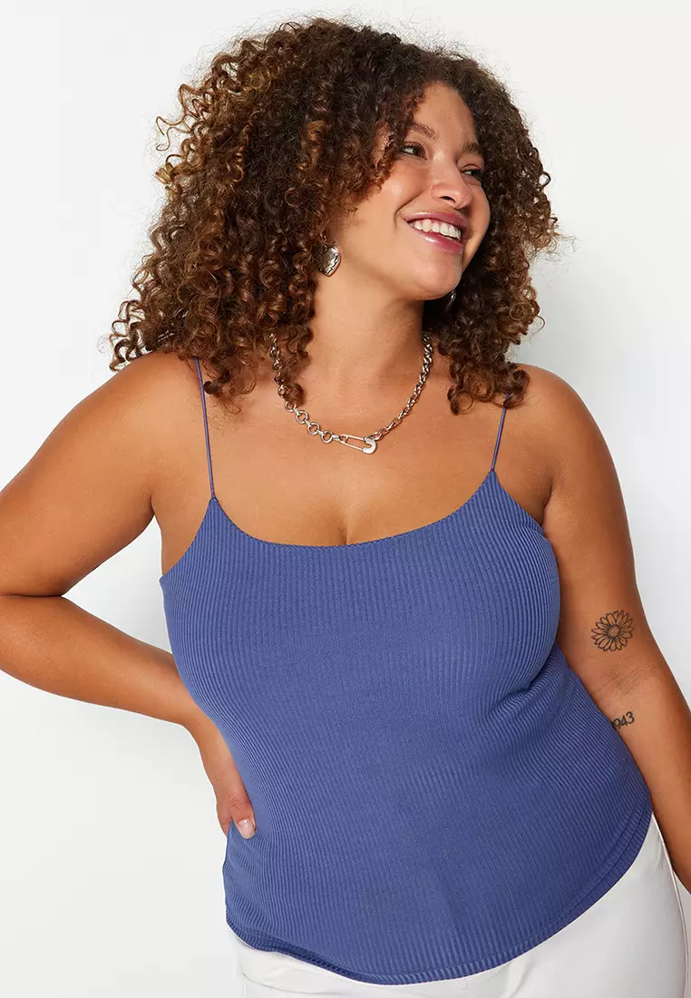 Plus Size Crop Tank Top